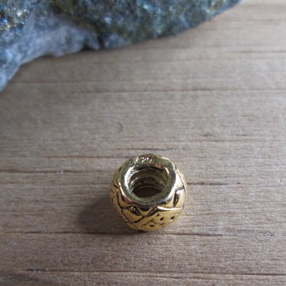 Decorative Gold Plated Sterling Silver European Charm - Picture 9 of 9